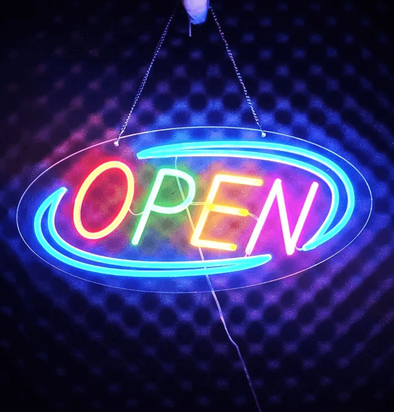 GearUP OPEN20R Neon Business Sign For Shop, Restaurant , Pharmacy, Cafe